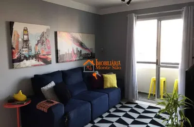 Apartamento com 2 dormitórios à venda, 65 m² por r$ 385.000,00 - vila moreira - guarulhos/sp