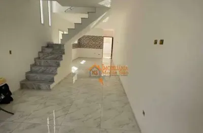 Sobrado com 3 dormitórios à venda, 105 m² por r$ 720.000,00 - jardim santa cecília - guarulhos/sp