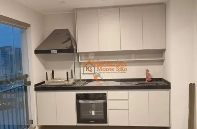 Studio com 1 dormitório para alugar, 39 m² por R$ 3.453,24/mês - Vila Camargos - Guarulhos/SP