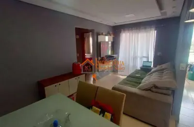 Apartamento com 2 dormitórios à venda por r$ 300.000,00 - parque continental - guarulhos/sp