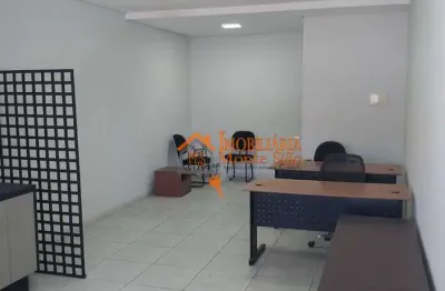 Sala para alugar, 32 m² por r$ 1.565,00/mês - vila galvão - guarulhos/sp