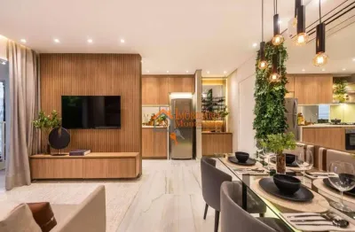 Apartamento com 2 dormitórios à venda, 47 m² por r$ 396.800,00 - vila das bandeiras - guarulhos/sp