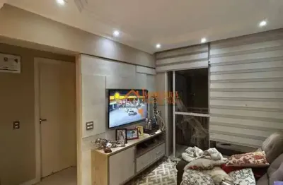 Apartamento com 2 dormitórios à venda, 50 m² por r$ 399.000,00 - ponte grande - guarulhos/sp