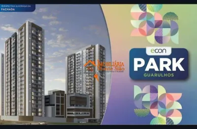 Apartamento com 2 dormitórios à venda, 43 m² por r$ 350.000,00 - vila augusta - guarulhos/sp