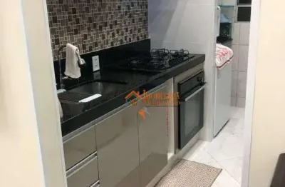 Apartamento com 2 dormitórios à venda, 52 m² por r$ 234.000,00 - pimentas - guarulhos/sp