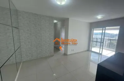 Apartamento com 2 dormitórios, 68 m² - venda por r$ 670.000,00 ou aluguel por r$ 4.436,30/mês - jardim flor da montanha - guarulhos/sp