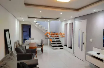 Sobrado com 4 dormitórios à venda, 132 m² por r$ 552.000,00 - jardim palmira - guarulhos/sp