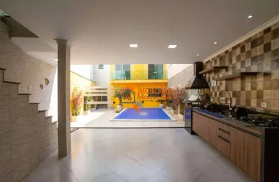 Sobrado com 3 dormitórios à venda, 140 m² por r$ 900.000,00 - jardim presidente dutra - guarulhos/sp