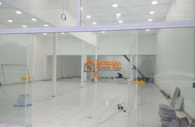 Salão para alugar, 161 m² por r$ 9.800,00/mês - jardim zaira - guarulhos/sp