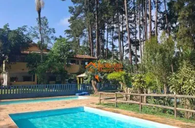 Sítio com 4 dormitórios à venda, 21858 m² por r$ 5.000.000,00 - jardim lígia - suzano/sp