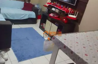 Apartamento com 2 dormitórios à venda, 46 m² por r$ 165.000,00 - jardim nova cidade - guarulhos/sp