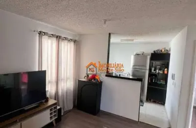 Apartamento com 2 dormitórios à venda, 41 m² por r$ 256.000,00 - jardim ansalca - guarulhos/sp