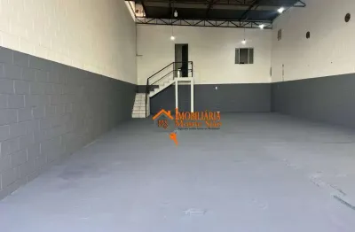 Galpão para alugar, 280 m² por r$ 9.031,00/mês - cidade industrial satélite de são paulo - guarulhos/sp