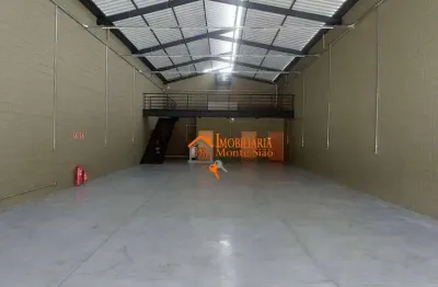 Galpão para alugar, 300 m² por r$ 9.100,00/mês - jardim iv centenário - guarulhos/sp