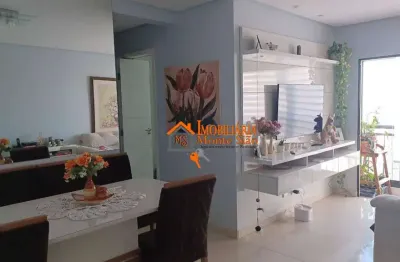 Apartamento com 3 dormitórios à venda, 68 m² por r$ 489.000,00 - portal dos gramados - guarulhos/sp
