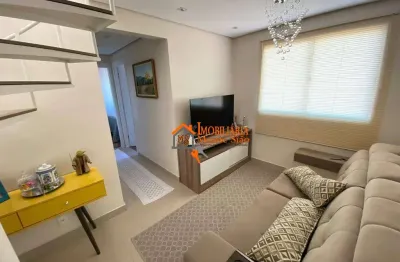Cobertura com 2 dormitórios à venda, 86 m² por r$ 430.000,00 - jardim las vegas - guarulhos/sp