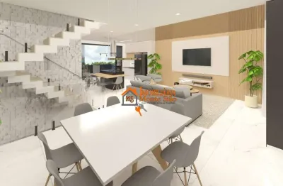 Sobrado com 3 dormitórios à venda, 203 m² por r$ 1.250.000,00 - vila carmela ii - guarulhos/sp
