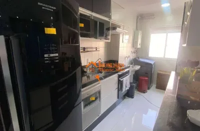 Apartamento a venda com 58m² com 2 quartos, 1 suíte, 2 vagas de garagem e andar alto no condomínio parque residence, jardim flor da montanha