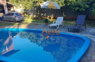 Chácara com 3 dormitórios à venda, 1000 m² por r$ 699.600,00 - bonsucesso - guarulhos/sp