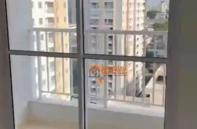 Apartamento à venda com 43m², 2 quartos, sala com sacada no condomínio flap - vila são joão, guarulhos, sp