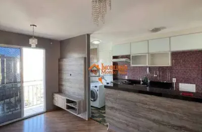 Apartamento com 2 dormitórios à venda, 44 m² por r$ 270.000,00 - jardim guilhermino - guarulhos/sp