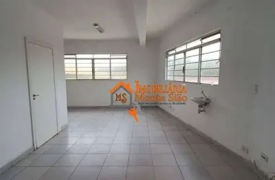 Sala para alugar, 63 m² por r$ 1.598,60/mês - vila galvão - guarulhos/sp