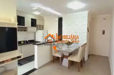 Apartamento com 2 dormitórios à venda, 49 m² por r$ 245.000,00 - jardim guilhermino - guarulhos/sp