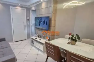 Apartamento com 3 dormitórios à venda, 56 m² por r$ 384.000,00 - jardim santa clara - guarulhos/sp