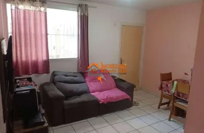 Apartamento com 2 dormitórios à venda, 44 m² por r$ 170.000,00 - pimentas - guarulhos/sp