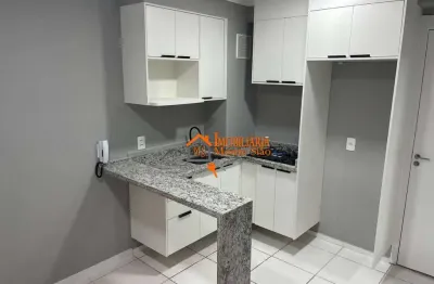Apartamento com 1 dormitório à venda, 27 m² por r$ 270.000,00 - vila das bandeiras - guarulhos/sp