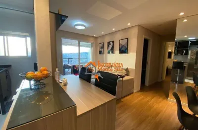Apartamento com 2 dormitórios à venda, 68 m² por r$ 650.000,00 - jardim flor da montanha - guarulhos/sp