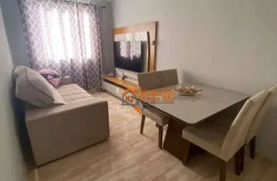 Apartamento com 2 dormitórios à venda, 42 m² por r$ 250.000,00 - jardim nova cidade - guarulhos/sp