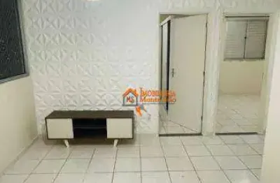 Apartamento com 2 dormitórios à venda, 47 m² por r$ 170.000,00 - pimentas - guarulhos/sp