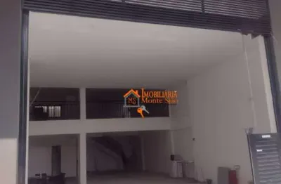 Salão para alugar, 250 m² por r$ 8.500,00/mês - vila galvão - guarulhos/sp