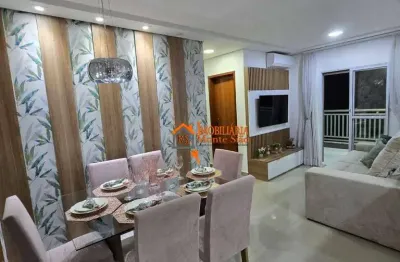 Apartamento com 2 dormitórios à venda, 59 m² por r$ 450.000,00 - vila nova bonsucesso - guarulhos/sp