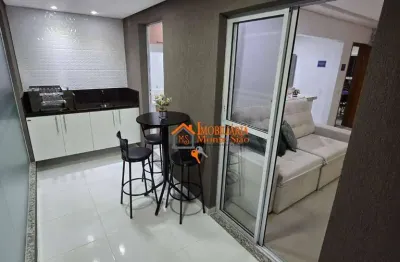 Apartamento com 2 dormitórios à venda, 59 m² por r$ 450.000,00 - vila nova bonsucesso - guarulhos/sp