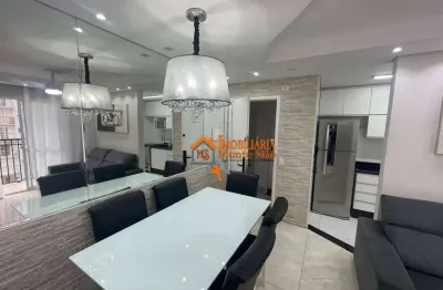 Apartamento com 2 dormitórios à venda, 59 m² por r$ 590.000,00 - vila augusta - guarulhos/sp