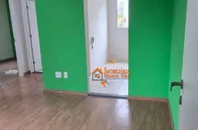 Apartamento com 2 dormitórios à venda, 43 m² por r$ 207.000,00 - jardim são domingos - guarulhos/sp