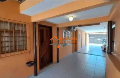 Sobrado com 4 dormitórios para alugar, 160 m² por r$ 2.630,00/mês - jardim doraly - guarulhos/sp