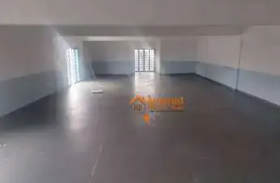 Salão para alugar, 212 m² por r$ 3.300,00/mês - jardim bela vista - guarulhos/sp
