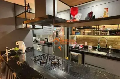 Apartamento à venda com 106m², com 3 quartos, 1 suíte, 2 vagas, varanda gourmet e fino acabamento, jardim flor da montanha, guarulhos, s