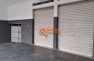 Salão para alugar, 125 m² por r$ 5.087,07/mês - parque continental i - guarulhos/sp