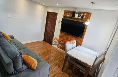 Apartamento com 2 dormitórios à venda, 51 m² por r$ 265.000,00 - portal dos gramados - guarulhos/sp