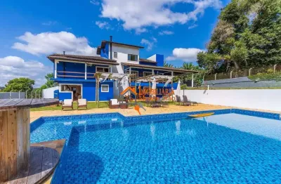 Chácara com 7 dormitórios à venda, 2400 m² por r$ 1.908.000,00 - chácara remanso (caucaia do alto) - cotia/sp