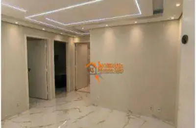 Apartamento com 2 dormitórios à venda, 62 m² por r$ 225.000,00 - jardim guilhermino - guarulhos/sp