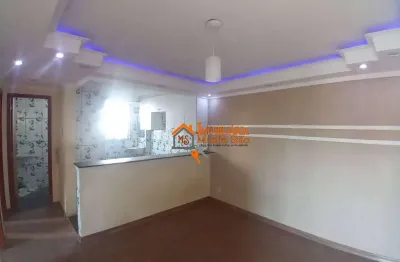 Apartamento com 2 dormitórios à venda, 49 m² por r$ 260.000,00 - água chata - guarulhos/sp