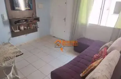 Apartamento com 2 dormitórios à venda, 53 m² por r$ 150.000,00 - vila sadokim - guarulhos/sp