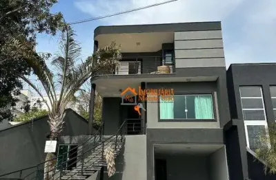 Sobrado com 4 dormitórios à venda, 420 m² por r$ 2.750.000,00 - cidade parquelandia - mogi das cruzes/sp