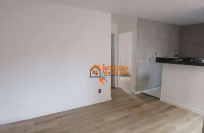 Apartamento com 2 dormitórios à venda, 45 m² por r$ 235.000,00 - água chata - guarulhos/sp