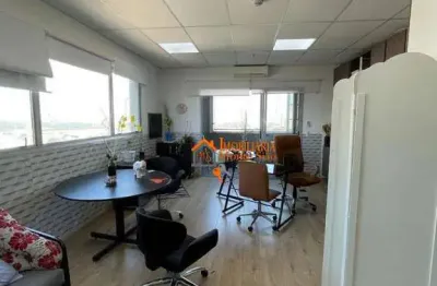 Sala para alugar, 38 m² por r$ 3.720,00/mês - vila pedro moreira - guarulhos/sp
